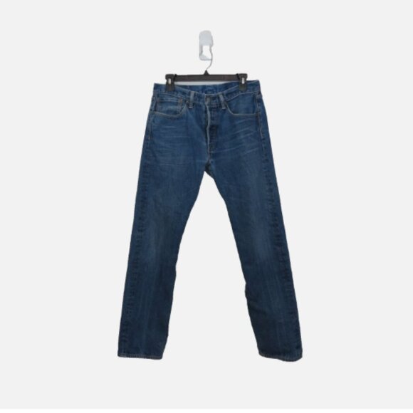 Levis 501 Jeans Womens Size 30 High Rise Straight Button Fly Denim Classic - Picture 1 of 5